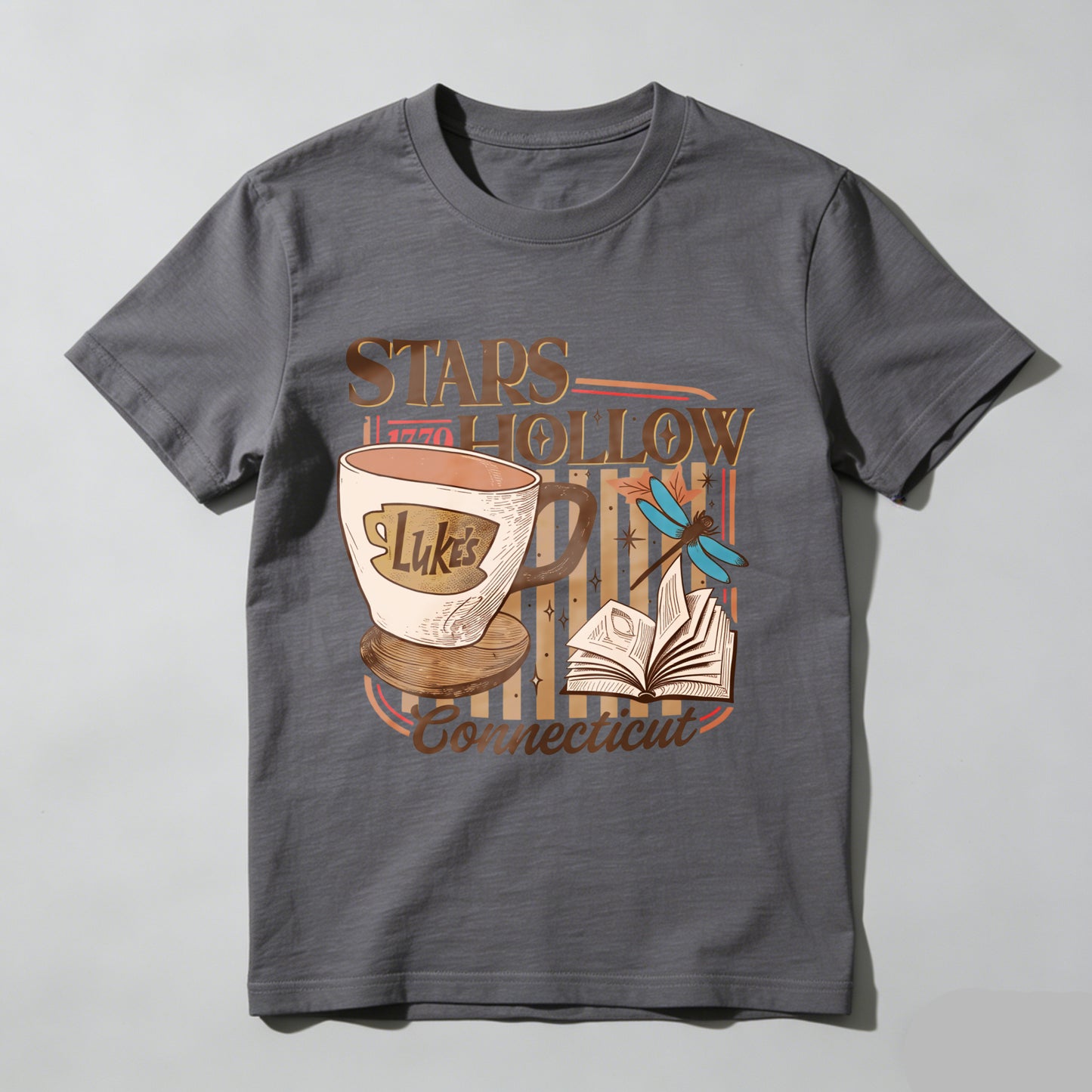 Wardrobecart Stars Hollow Luke's Diner Book Dragonfly Connecticut Unisex Classic T-shirt
