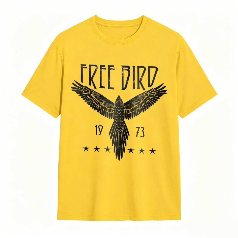 Free Bird Eagle 1973 Stars Design Unisex Classic T-shirt