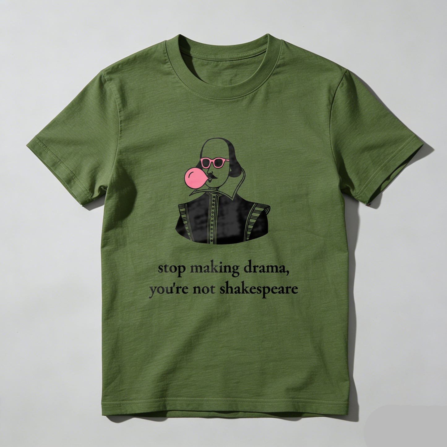 Wardrobecart Pink Bubblegum And Sunglasses Unisex Classic T-shirt