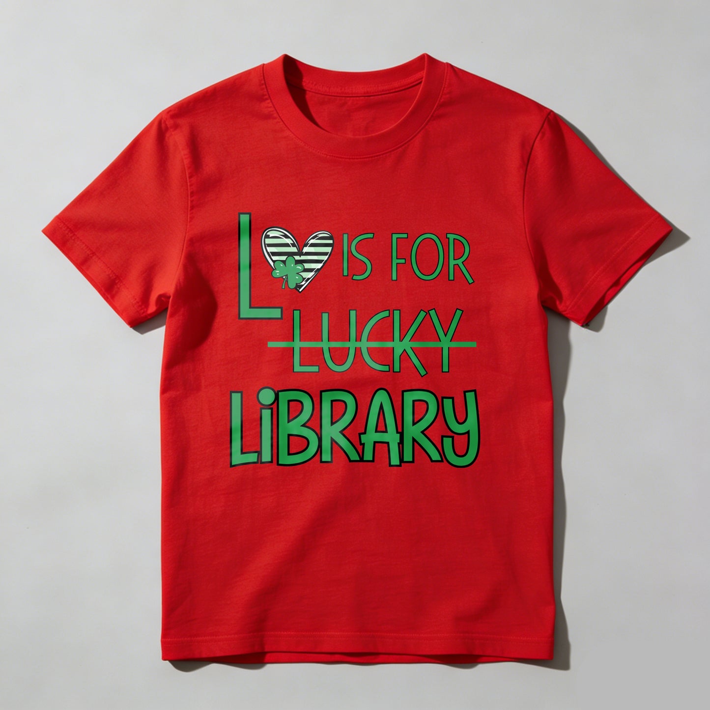 Wardrobecart L Is For Lucky Library Unisex Classic T-shirt