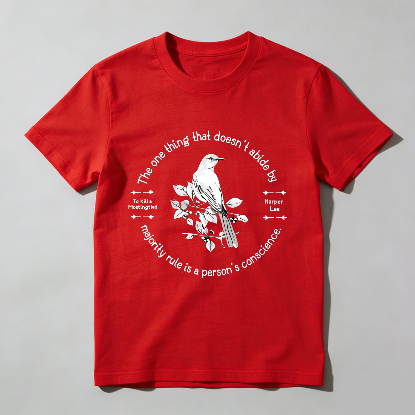 Wardrobecart The One Thing That Doesn't Abide By Majority Rule Is A Person's Conscience Unisex Classic T-shirt