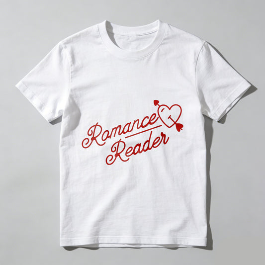 Wardrobecart Romance Reader Heart Arrow Design Unisex Classic T-shirt