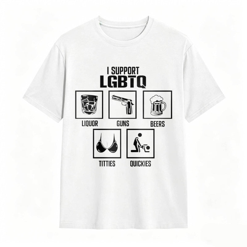 I Support LGBTQ Shirt Funny Meme Shirt