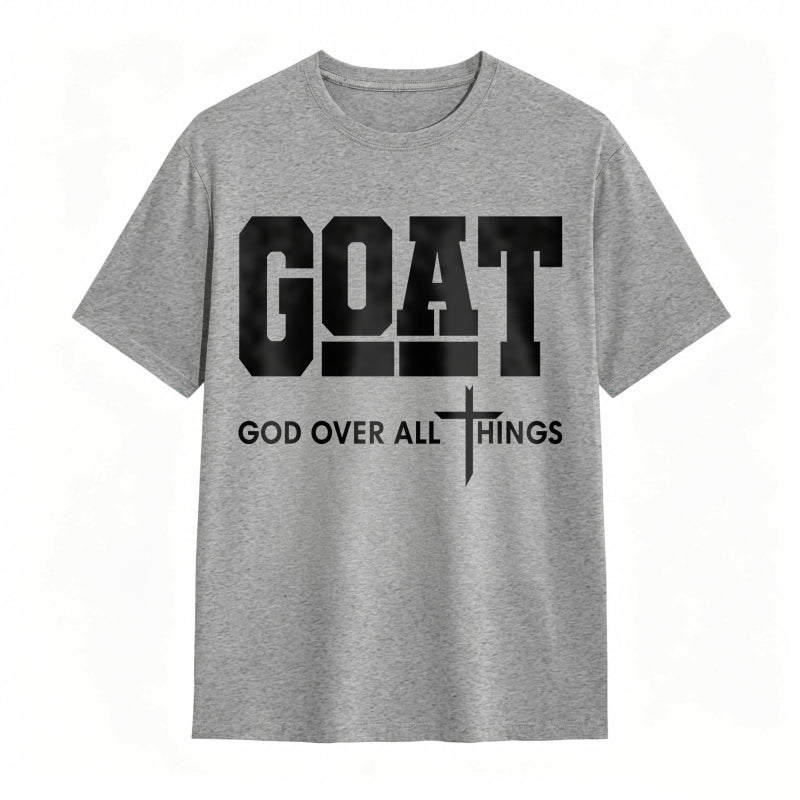 GOAT (“God Over All Things”) graphic T-shirt