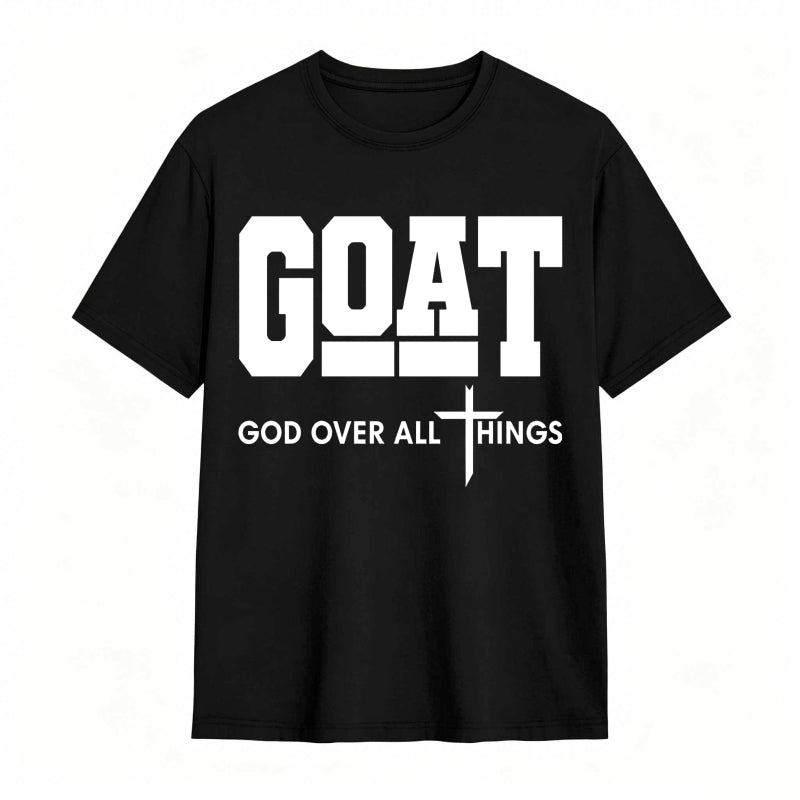 GOAT (“God Over All Things”) graphic T-shirt