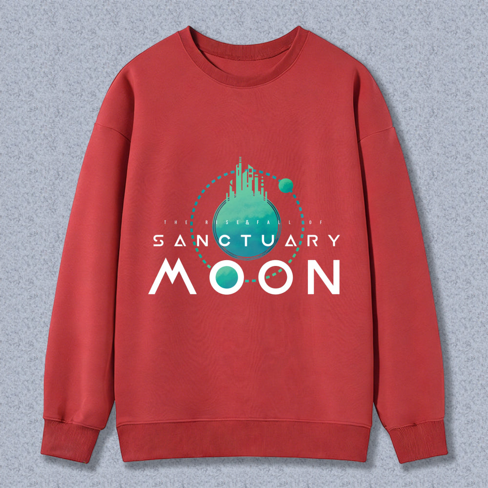 Wardrobecart Sanctuary Moon Logo Design Unisex Classic Sweatshirt
