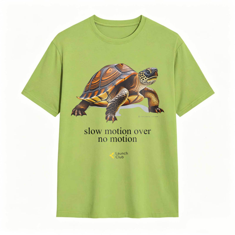 Turtle Slow Motion Over No Motion Unisex Classic T-shirt
