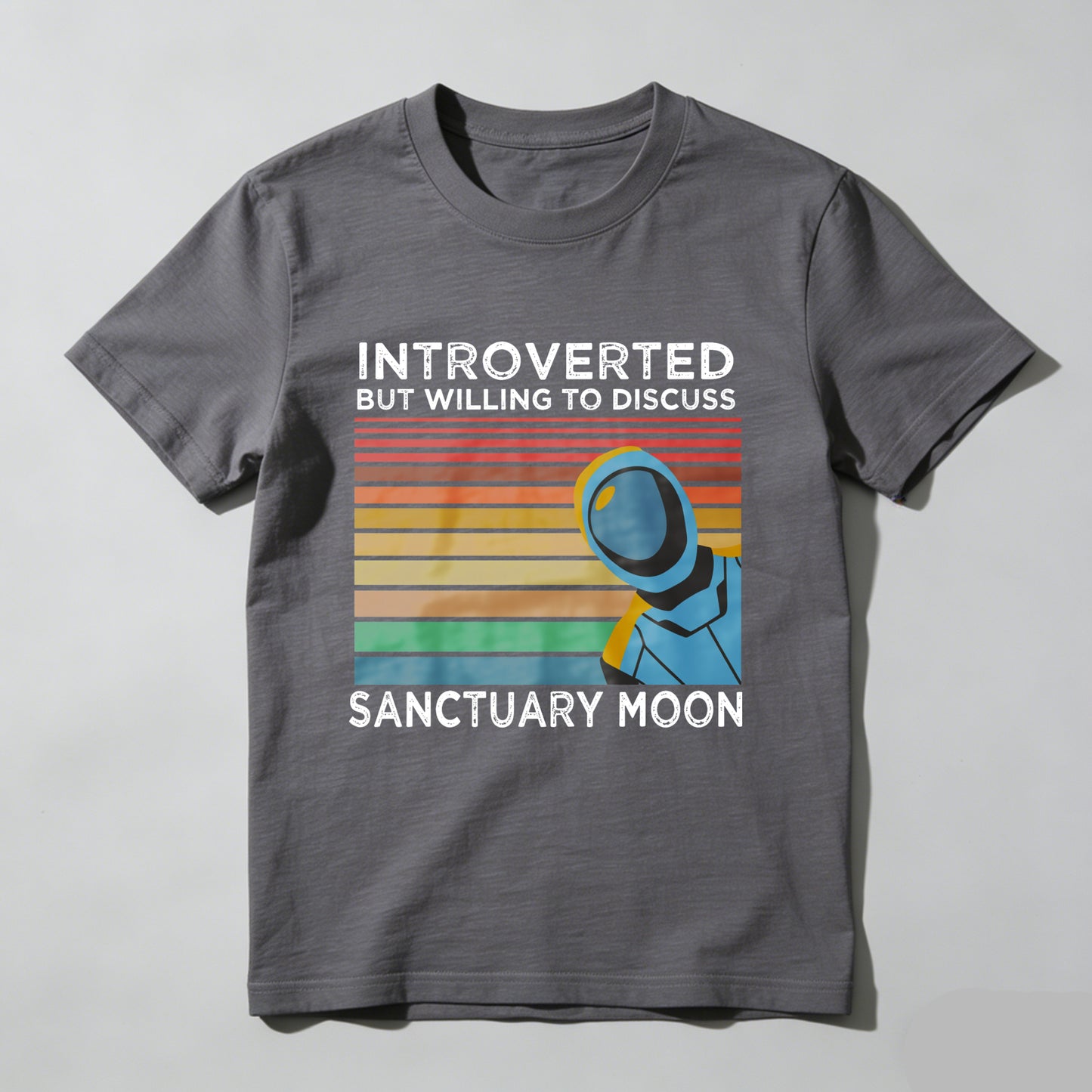 Wardrobecart Introverted But Willing To Discuss Sanctuary Moon Unisex Classic T-shirt