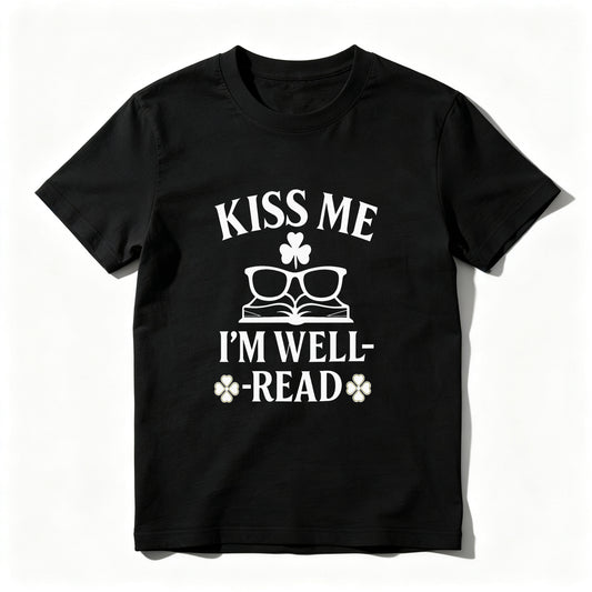 Wardrobecart Kiss Me I'm Well Read Unisex Classic T-shirt