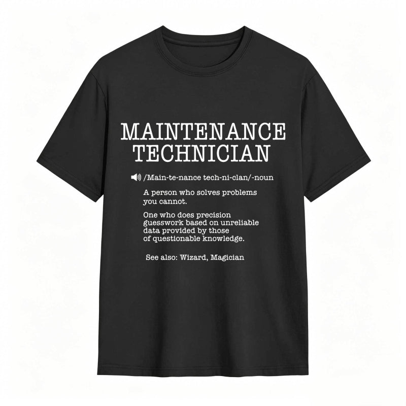 Maintenance Technician Repair Worker Handyman T-Shirt