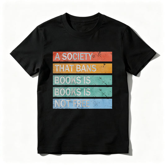 Wardrobecart A Society That Bans Books Is Not Free Unisex Classic T-shirt