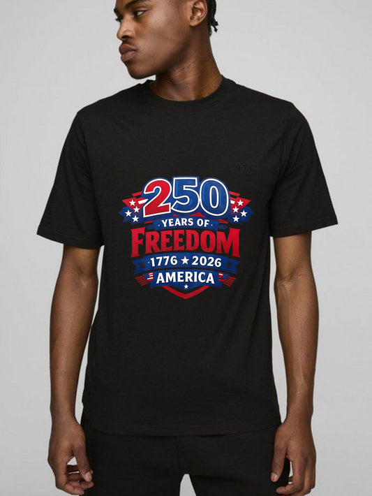 250 Years Of Freedom 1776 2026 America T-shirt