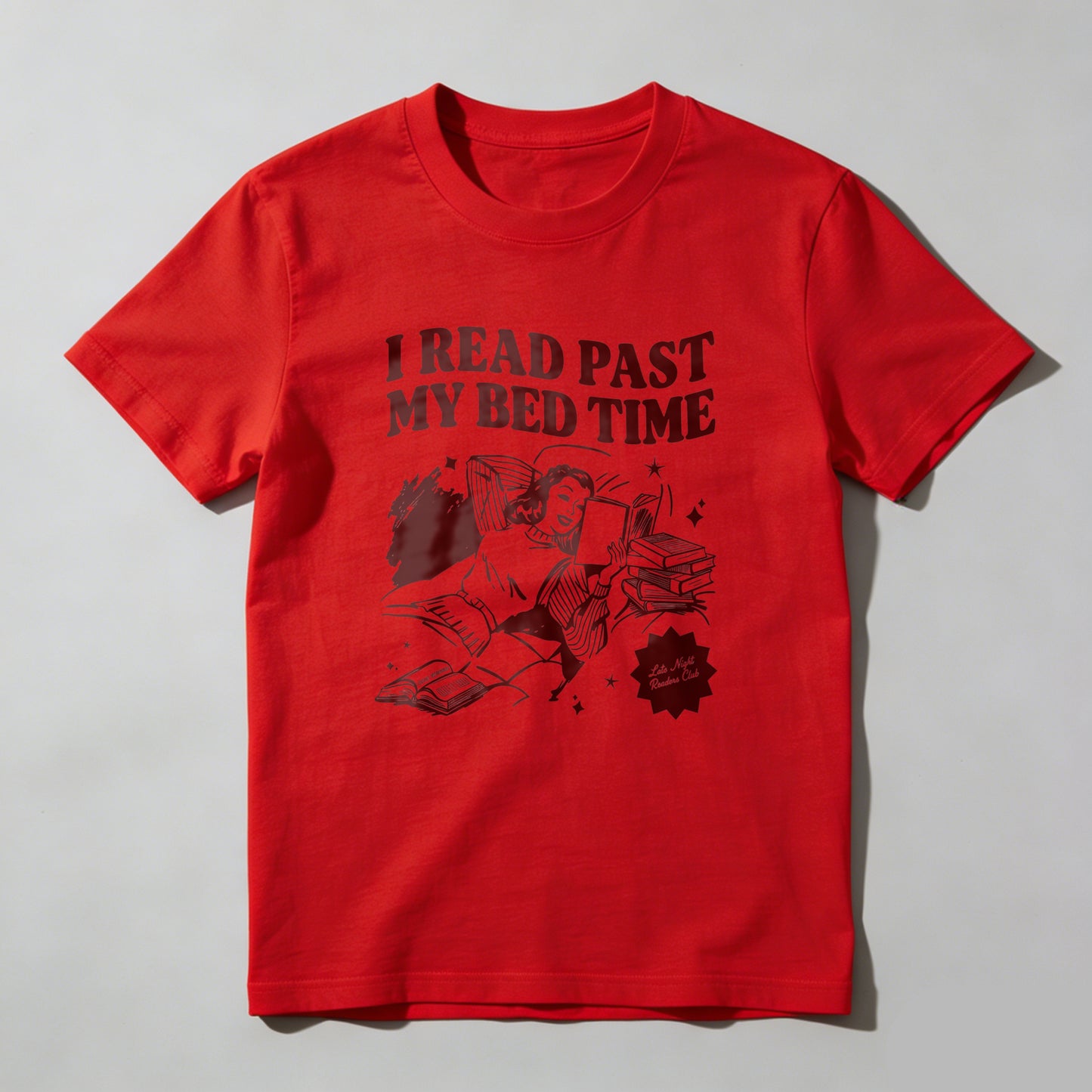 Wardrobecart I Read Past My Bed Time Unisex Classic T-shirt