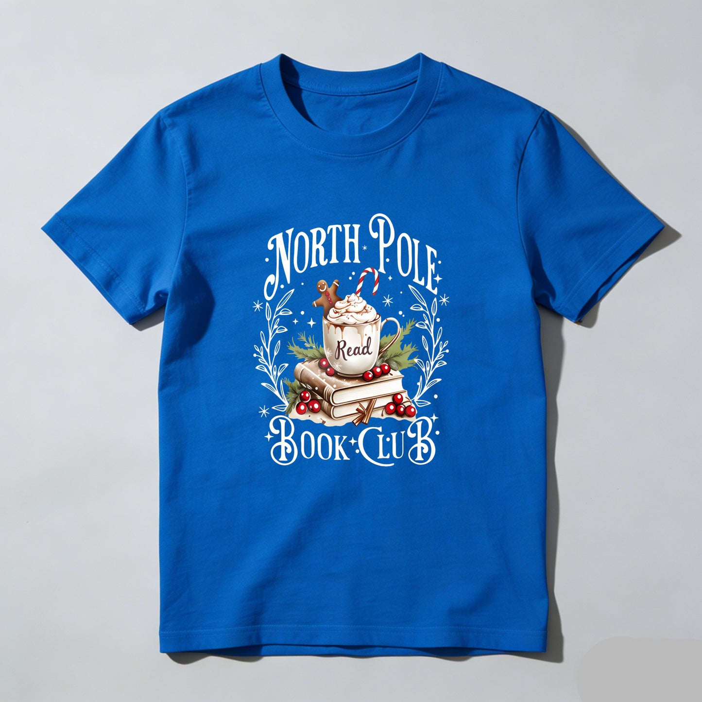 Wardrobecart North Pole Book Club Christmas Reading Theme Unisex Classic T-shirt