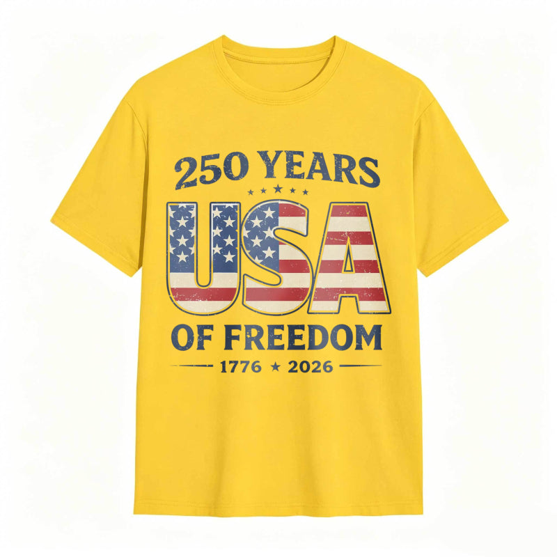 250 Years Usa Of Freedom 1776 2026 T-shirt