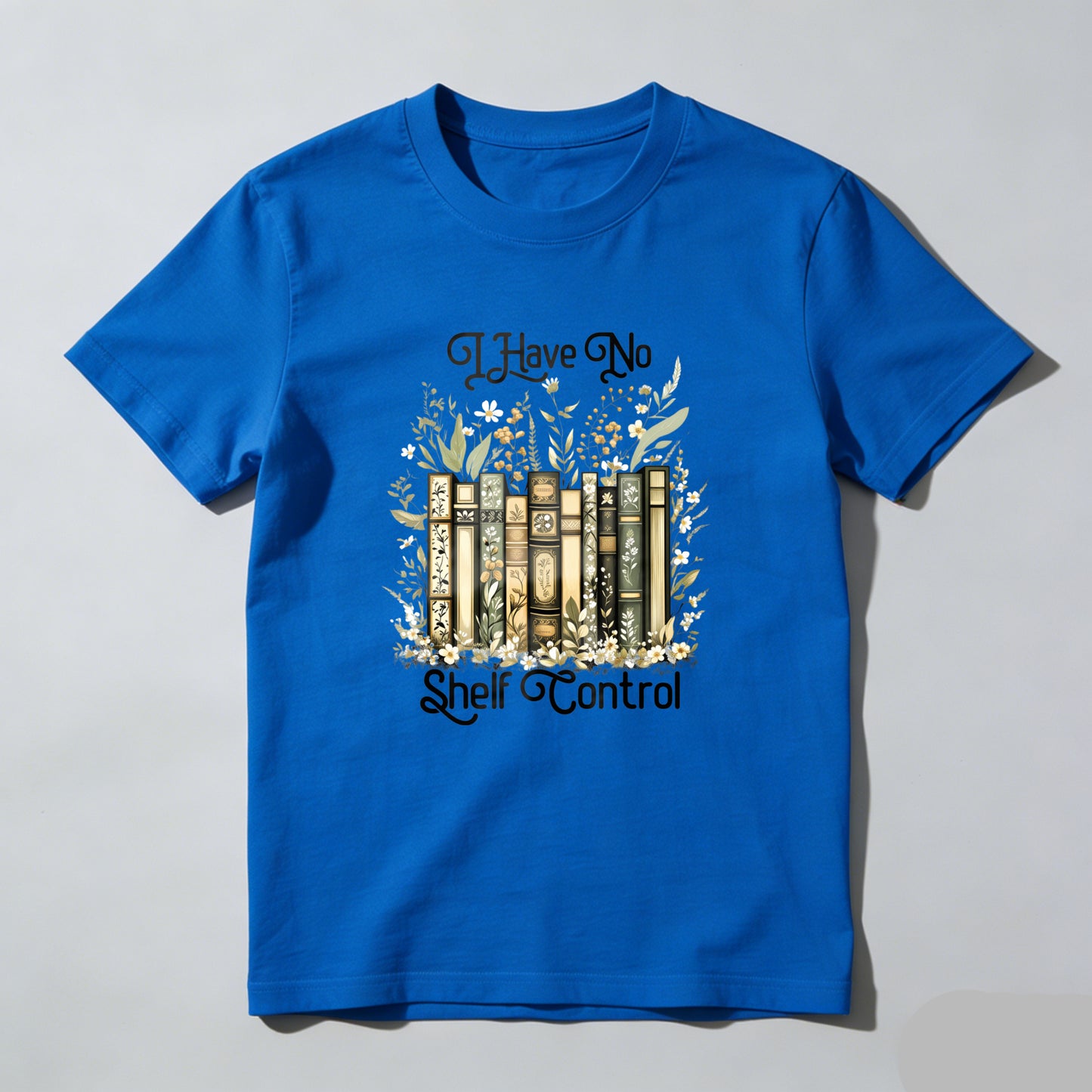 Wardrobecart Books Flowers Leaves Nature Garden Reading Magic Control Unisex Classic T-shirt