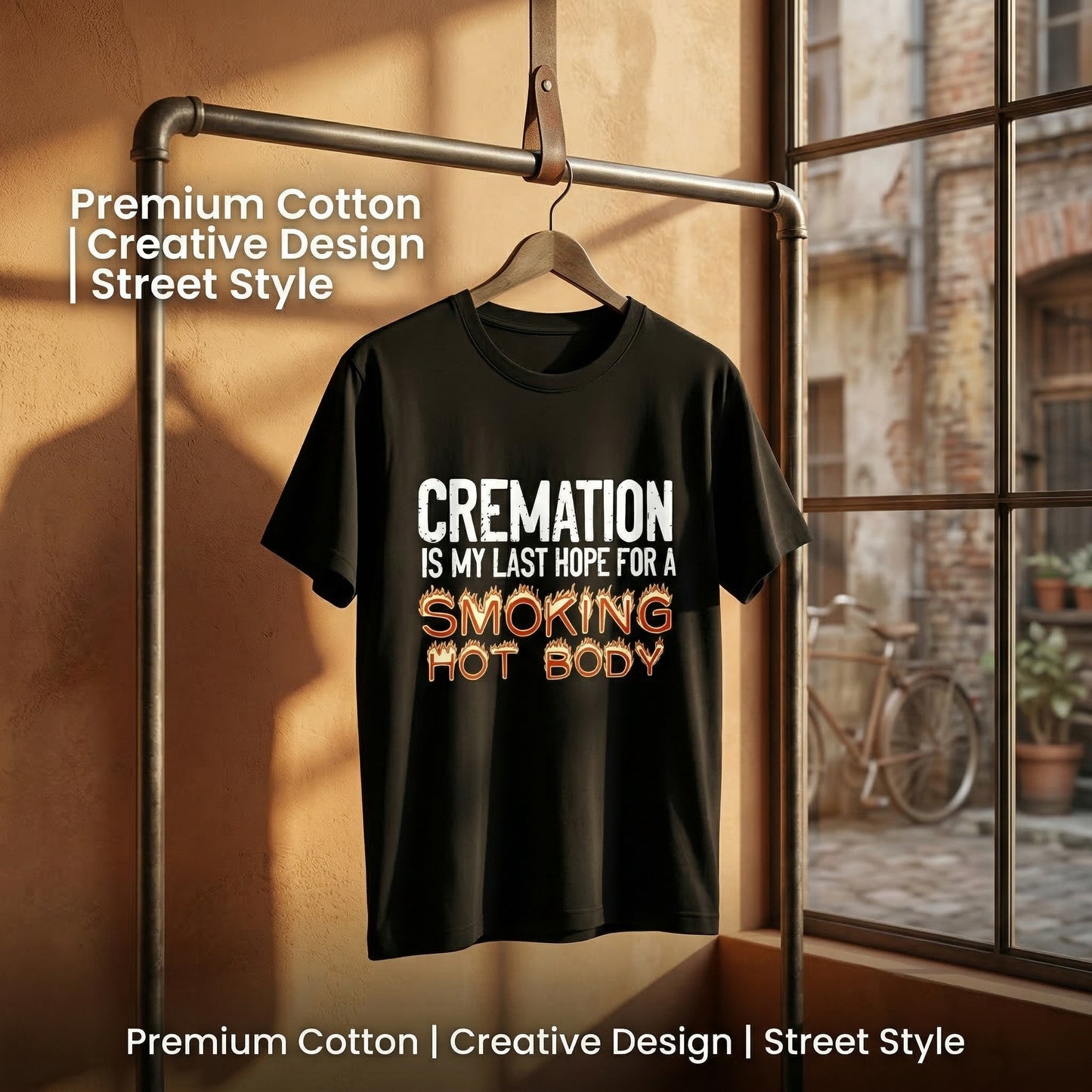 Cremation Is My Last Hope For A Smoking Hot Body Pure Cotton Short Sleeve T Shirt - HOT
