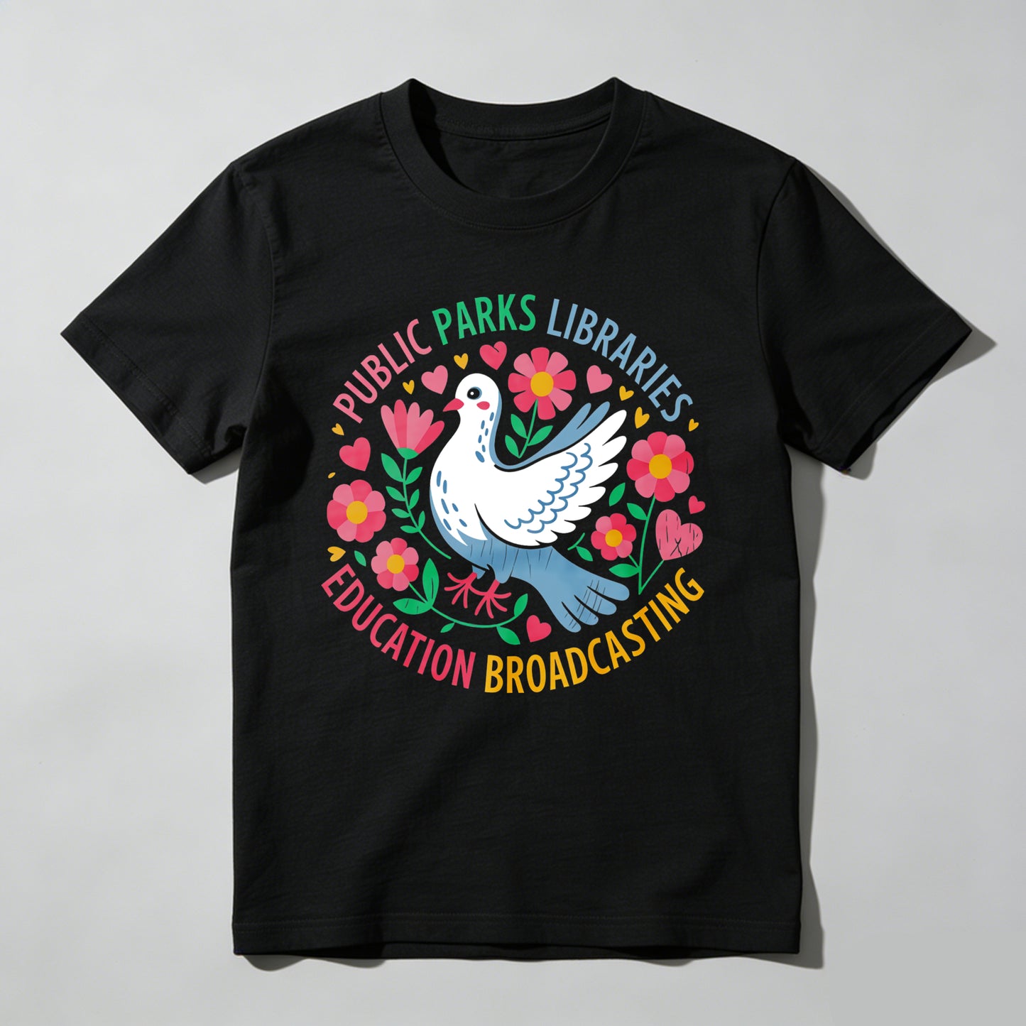 Wardrobecart Public Parks Libraries Education Broadcasting Unisex Classic T-shirt