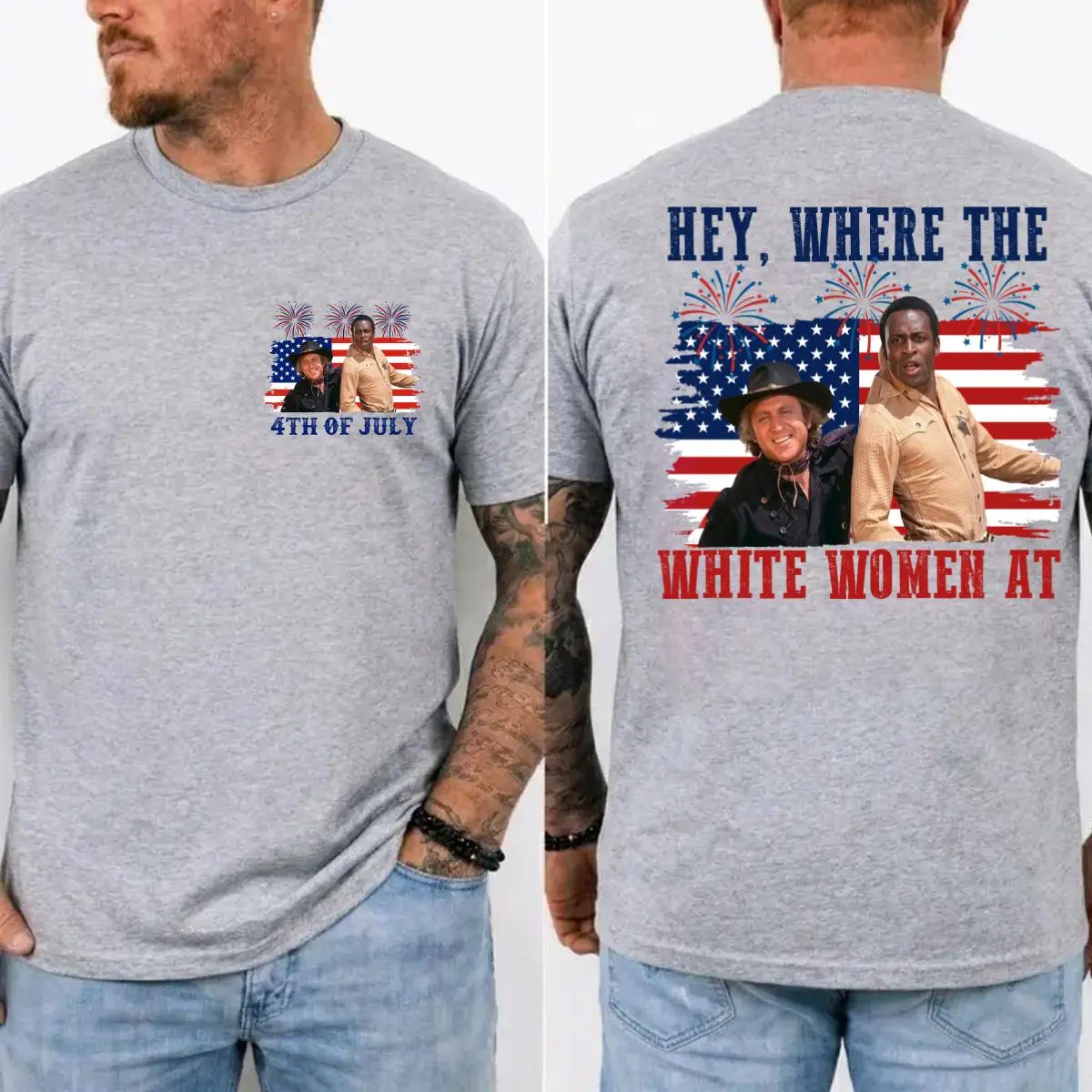 Hey Where The White Women At 4th Of July Shirt