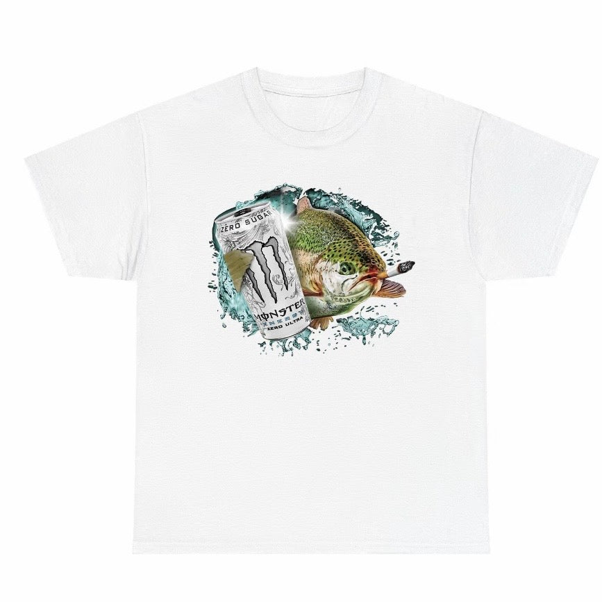 Dope Monster Fish T-Shirt | Funny Graphic Tee | Unisex