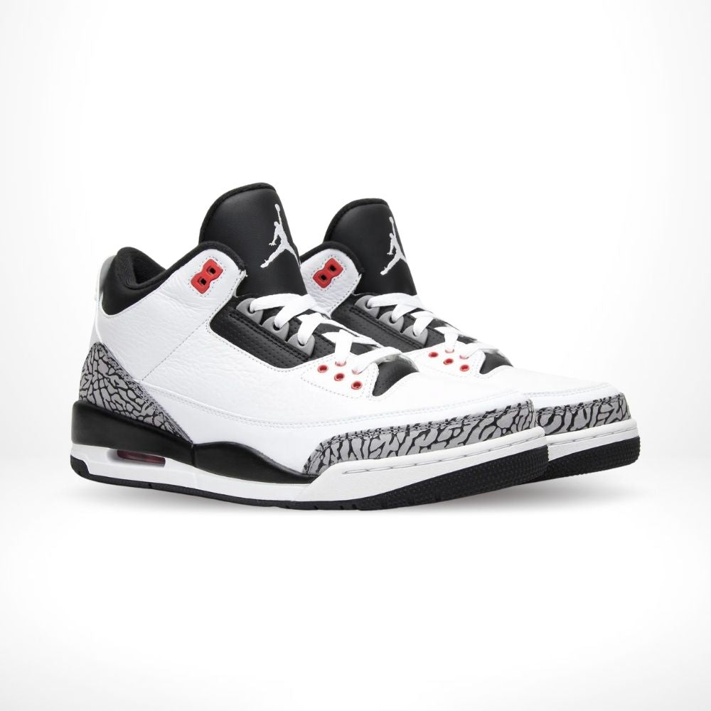 Air Jordan 3 Retro Infrared 23 White Grey