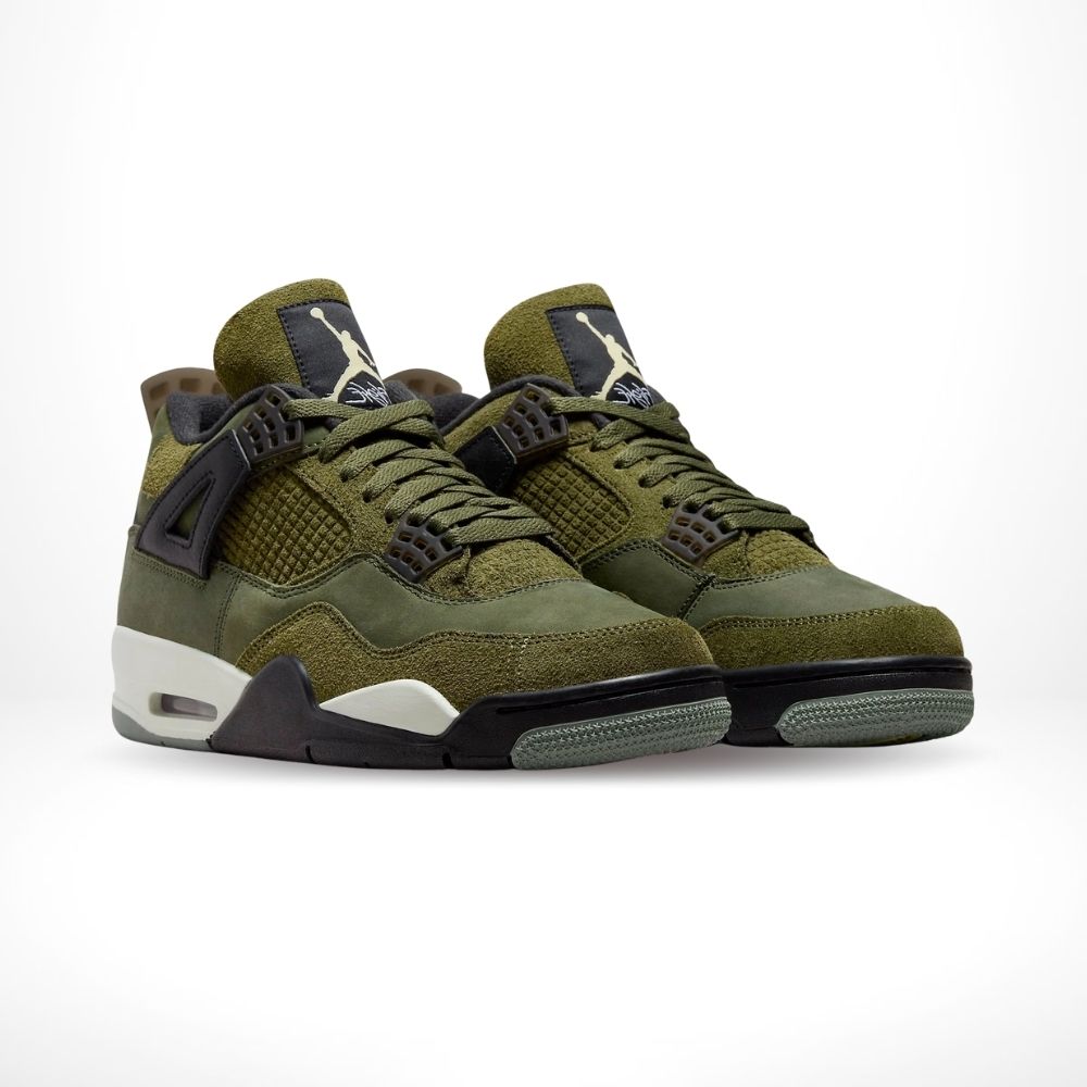 Air Jordan 4 Retro Craft Medium Olive Canvas SE