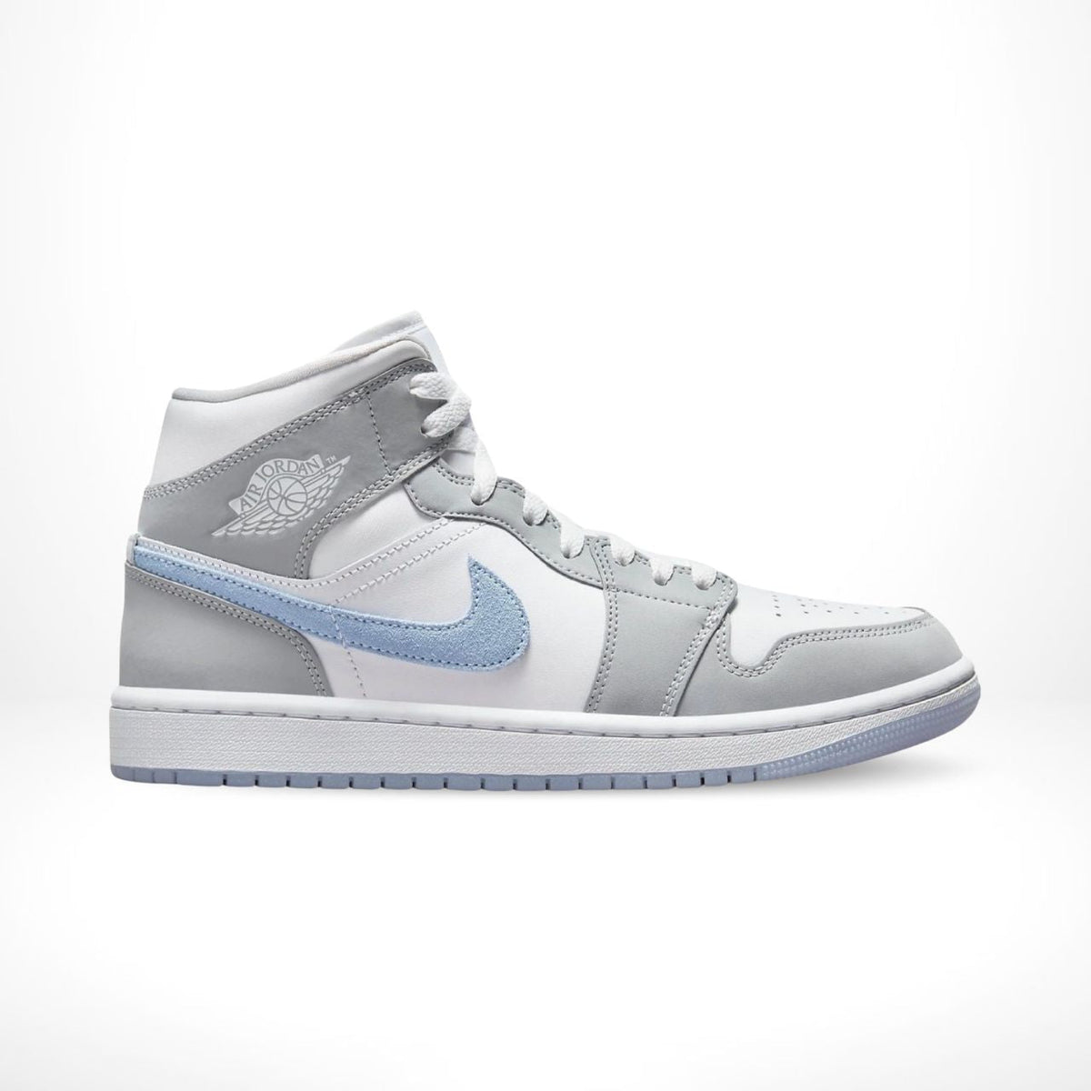 Air Jordan 1 Mid Wolf Grey Aluminum