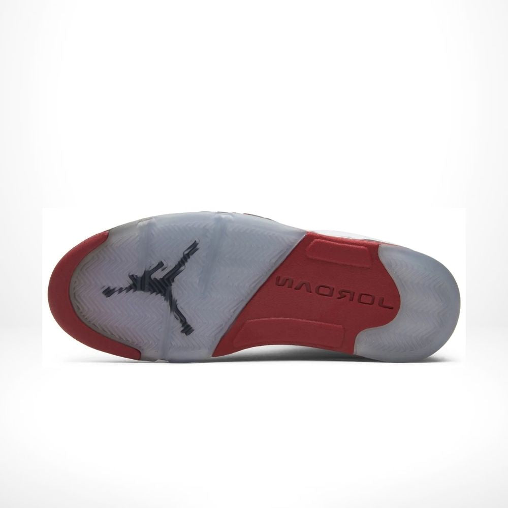 Air Jordan 5 Retro Fire Red Black Tongue