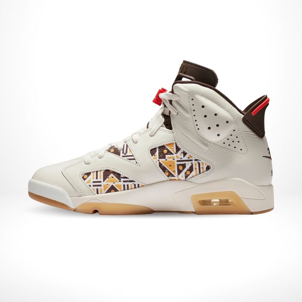 Air Jordan 6 Retro Quai 54 Sail Baroque Brown