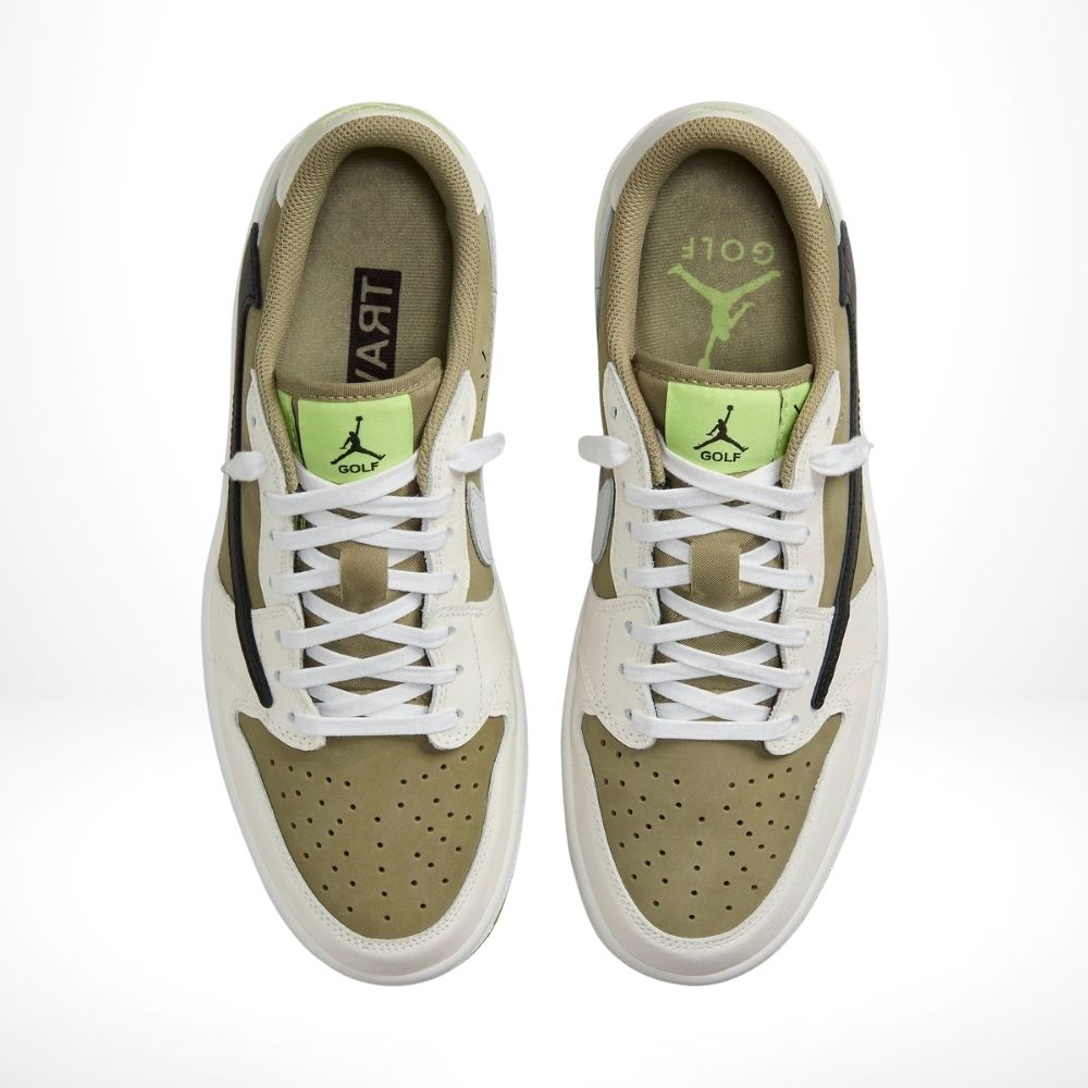 Air Jordan 1 Low Golf X Travis Scott Neutral Olive