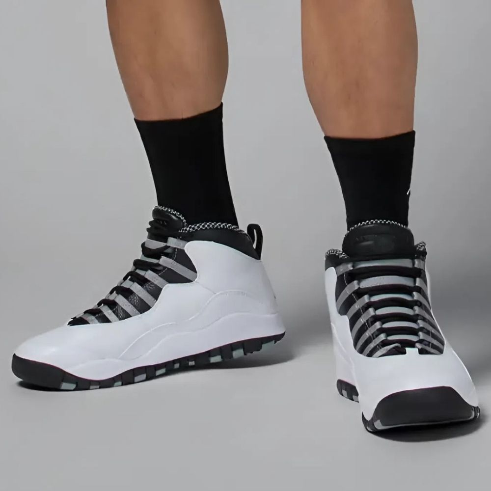 Air Jordan 10 Retro Steel White Black 2013