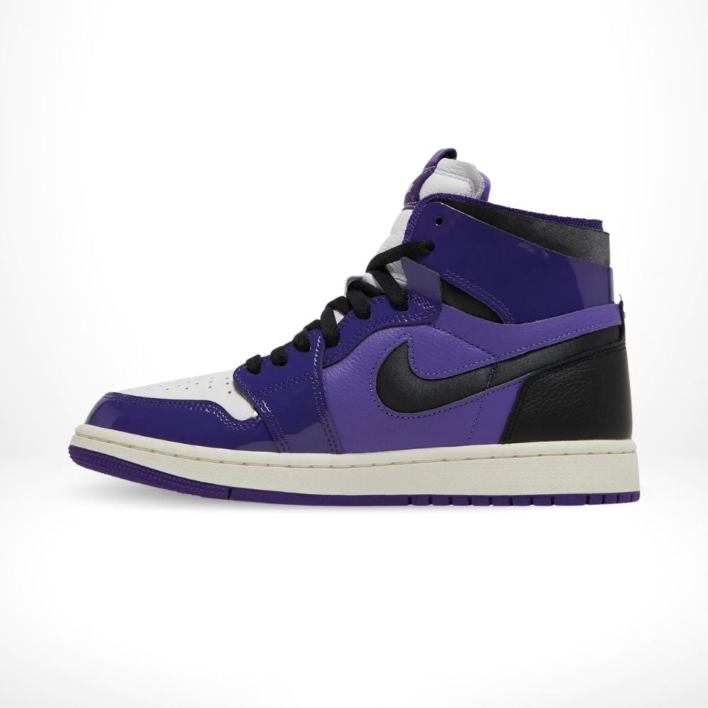 Air Jordan 1 High Zoom Air CMFT Purple Patent White