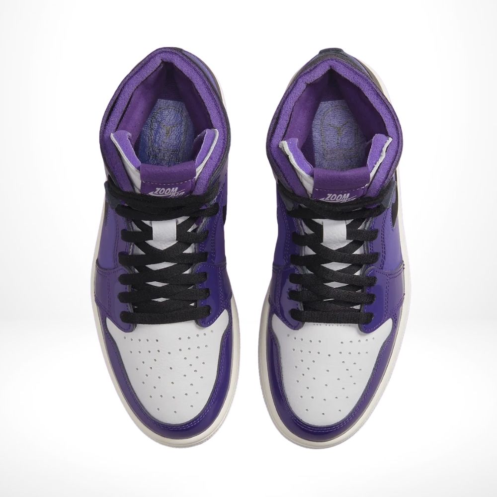 Air Jordan 1 High Zoom Air CMFT Purple Patent White