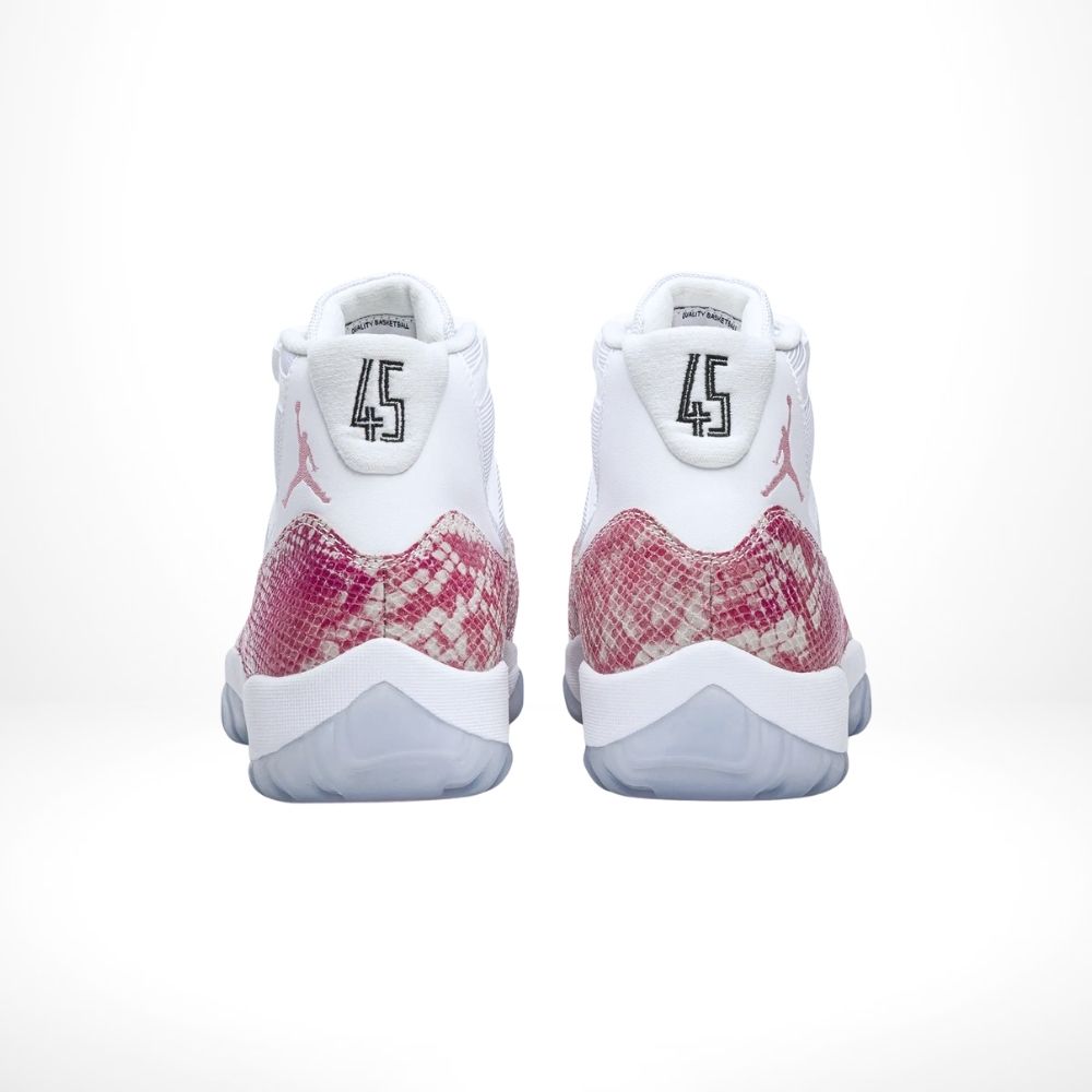 Air Jordan 11 Retro X OVO Pink Snakeskin White