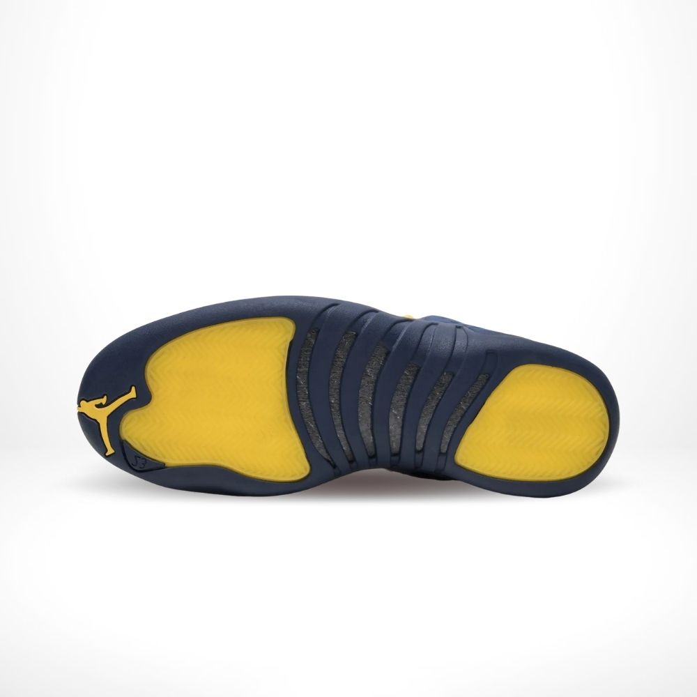 Air Jordan 12 Retro Michigan College Navy Amarillo