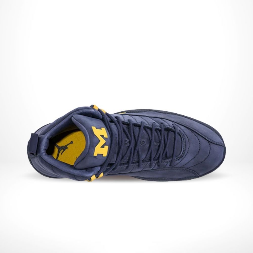 Air Jordan 12 Retro Michigan College Navy Amarillo