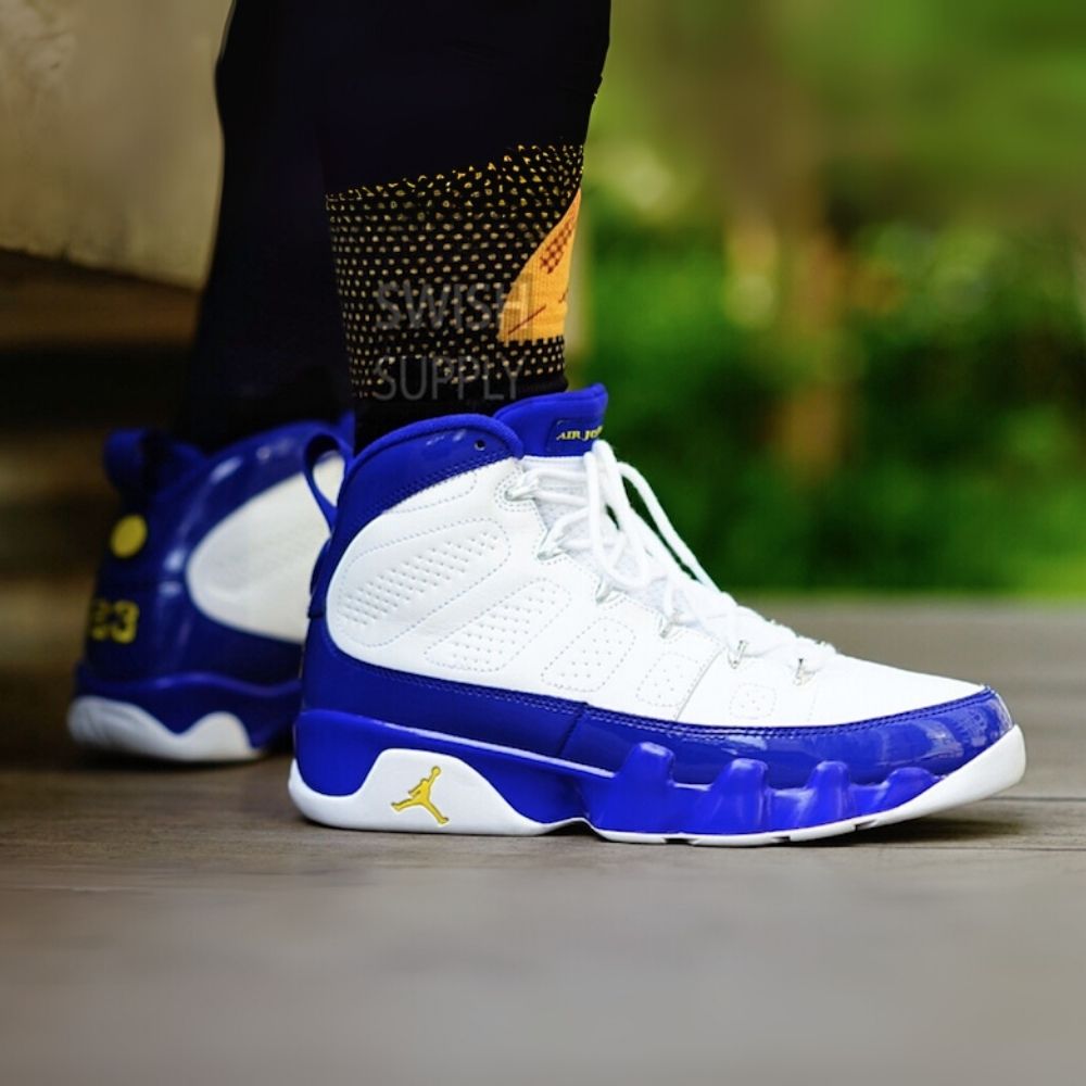 Air Jordan 9 Retro Kobe Bryant White Concord PE