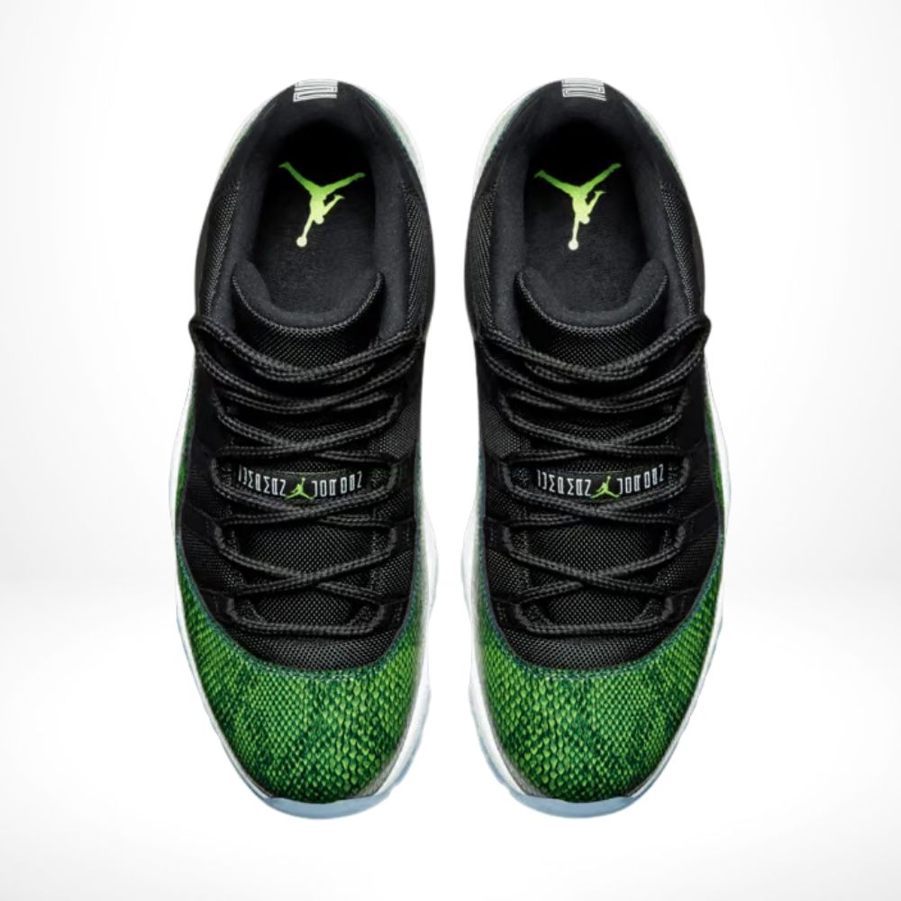 Air Jordan 11 Retro Low Green Snakeskin