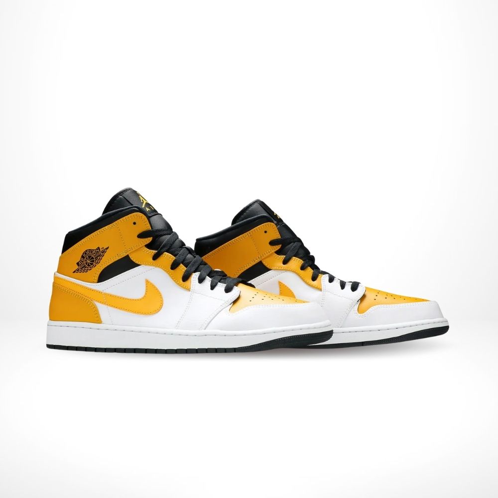 Air Jordan 1 Mid University Gold White Black