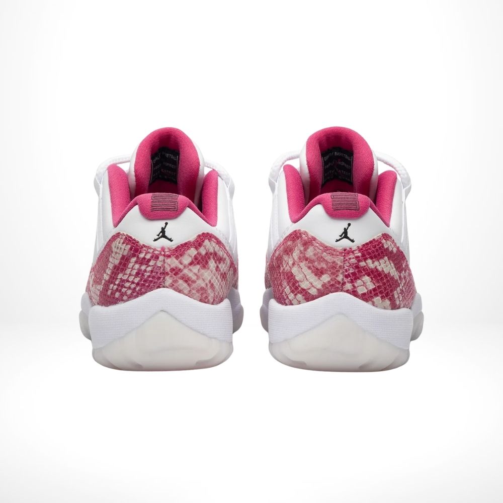 Air Jordan 11 Low Pink Snakeskin White