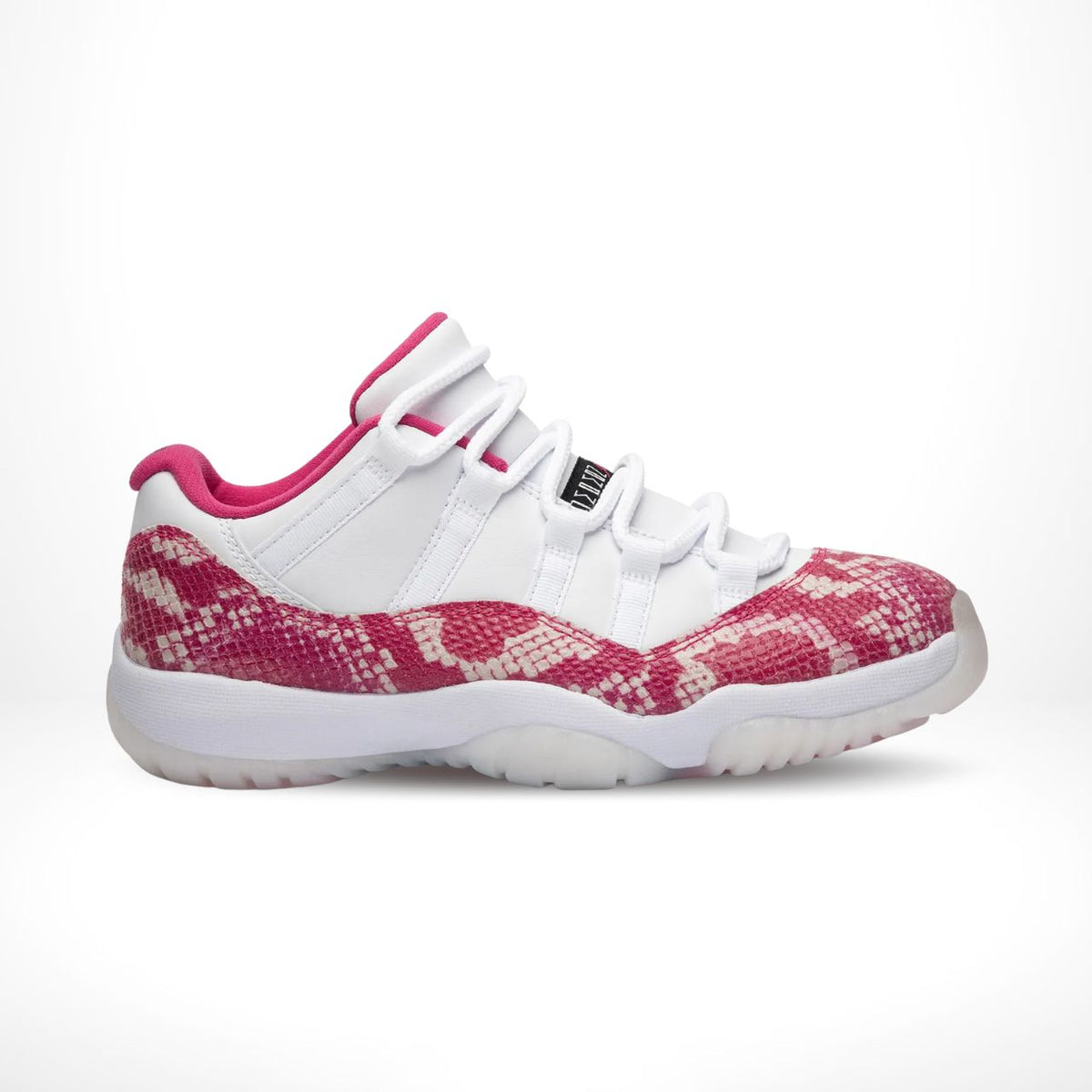 Air Jordan 11 Low Pink Snakeskin White