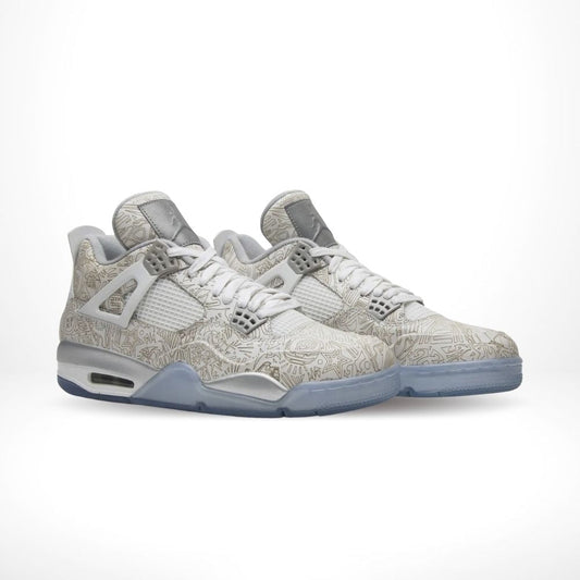 Air Jordan 4 Retro 30th Anniversary Laser White Metallic Silver