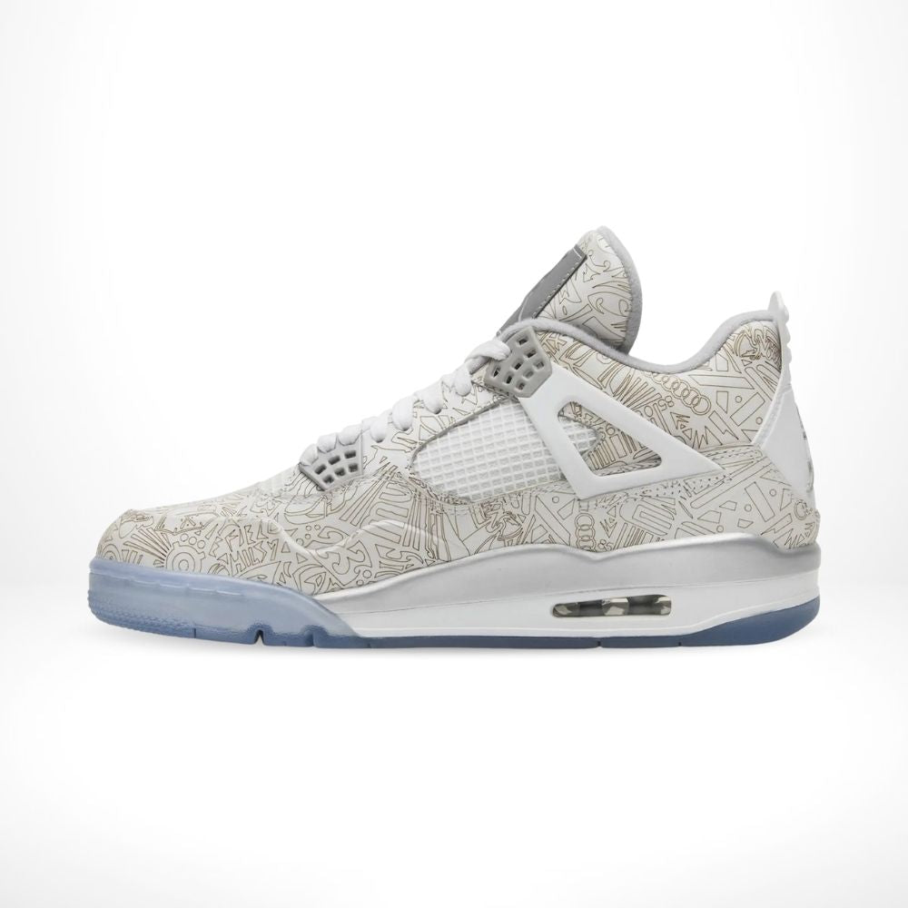 Air Jordan 4 Retro 30th Anniversary Laser White Metallic Silver