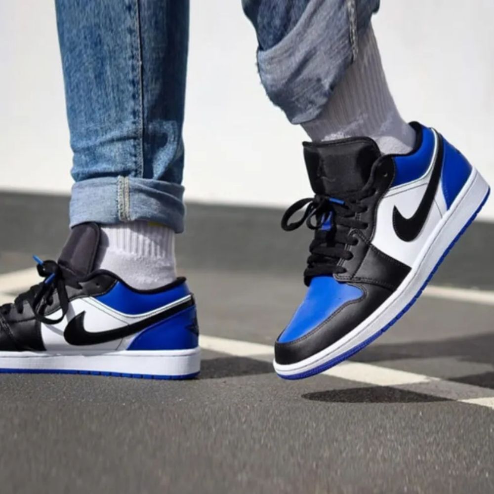 Air Jordan 1 Low Royal Toe Blue White