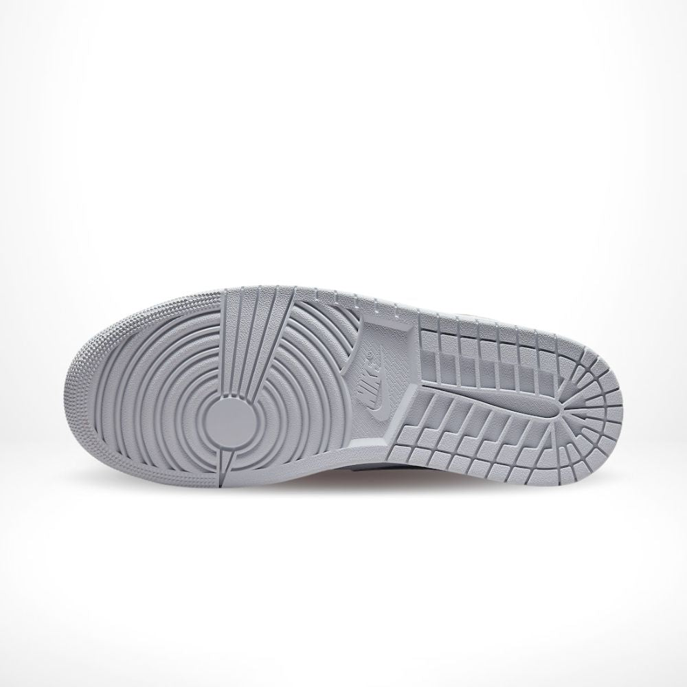 Air Jordan 1 Mid White Khaki Blue Void