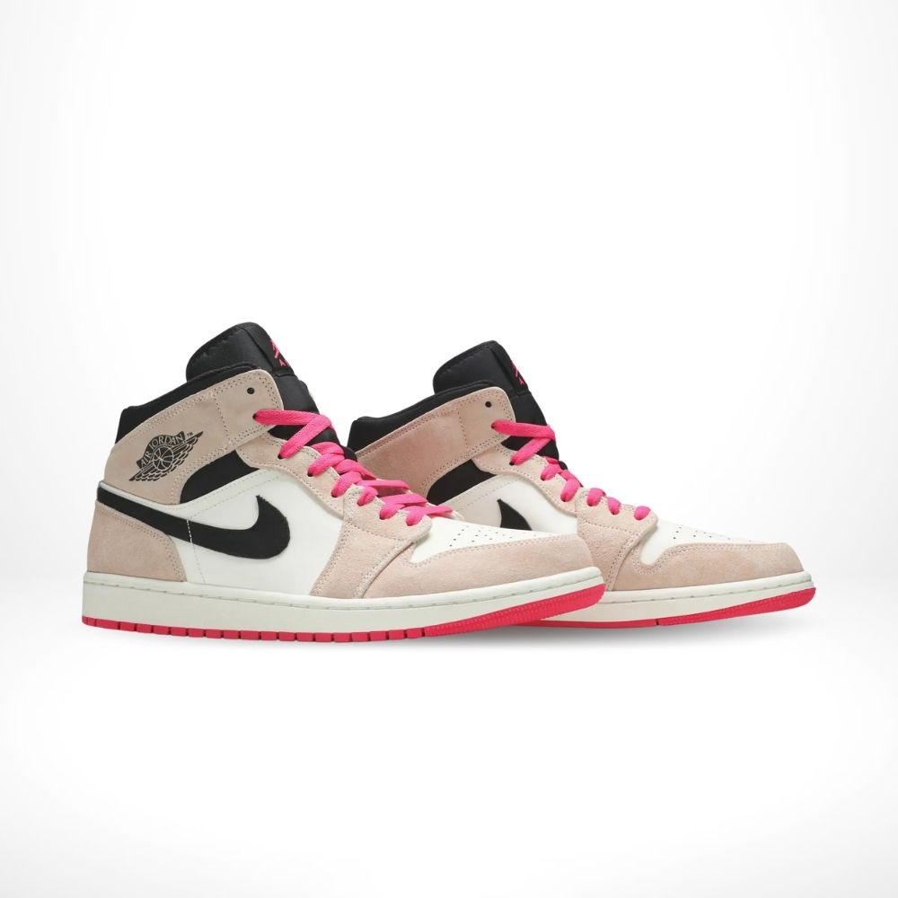 Air Jordan 1 Mid Crimson Tint Hyper Pink