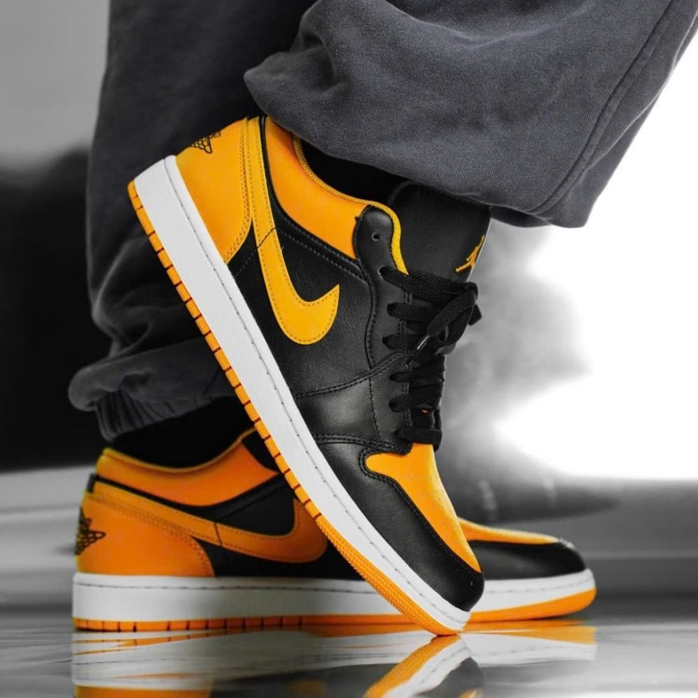 Air Jordan 1 Low Yellow Ochre Black