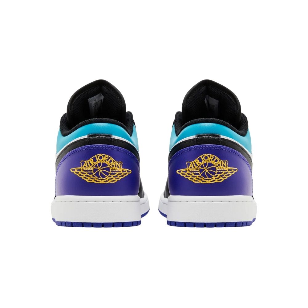Air Jordan 1 Low Aqua Purple Black