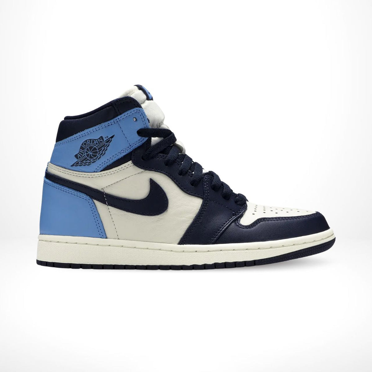 Air Jordan 1 Retro High OG Obsidian Sail Blue
