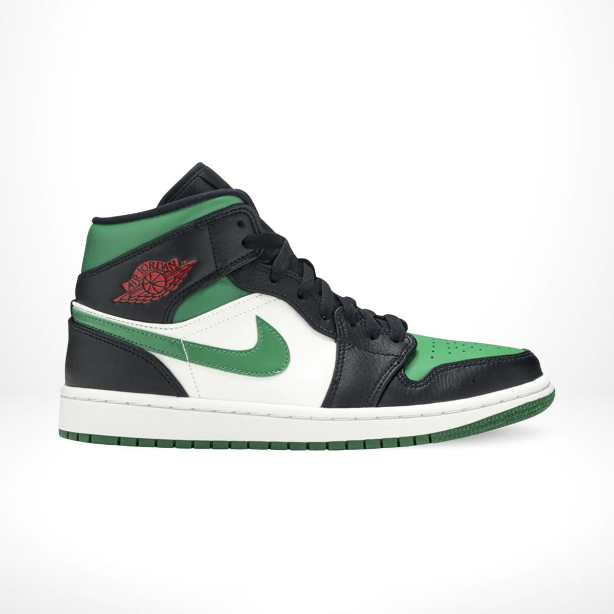 Air Jordan 1 Mid Pine Green Black